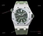 JF Factory Audemars Piguet Royal Oak Offshore Diver 15710 Green Dial Watch Replica